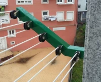 Tendedero de poleas para techo y pared