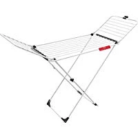 Tendederos plegables con alas y barras para perchas